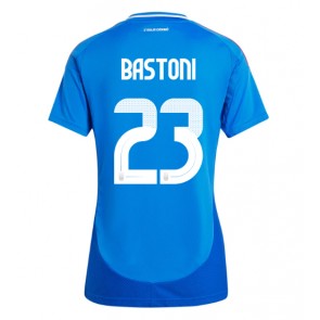 Italien Alessandro Bastoni #23 Hemmatröja Kvinnor EM 2024 Kortärmad